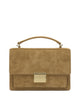 Golden Goose Brown Cow Leather Handbag