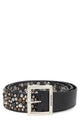 Golden Goose Leather Belt With Studs