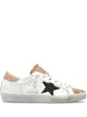 Golden Goose Super Star Leather Upper Glitter St