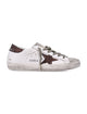 Golden Goose Super Star White Brown Glitter Sneaker
