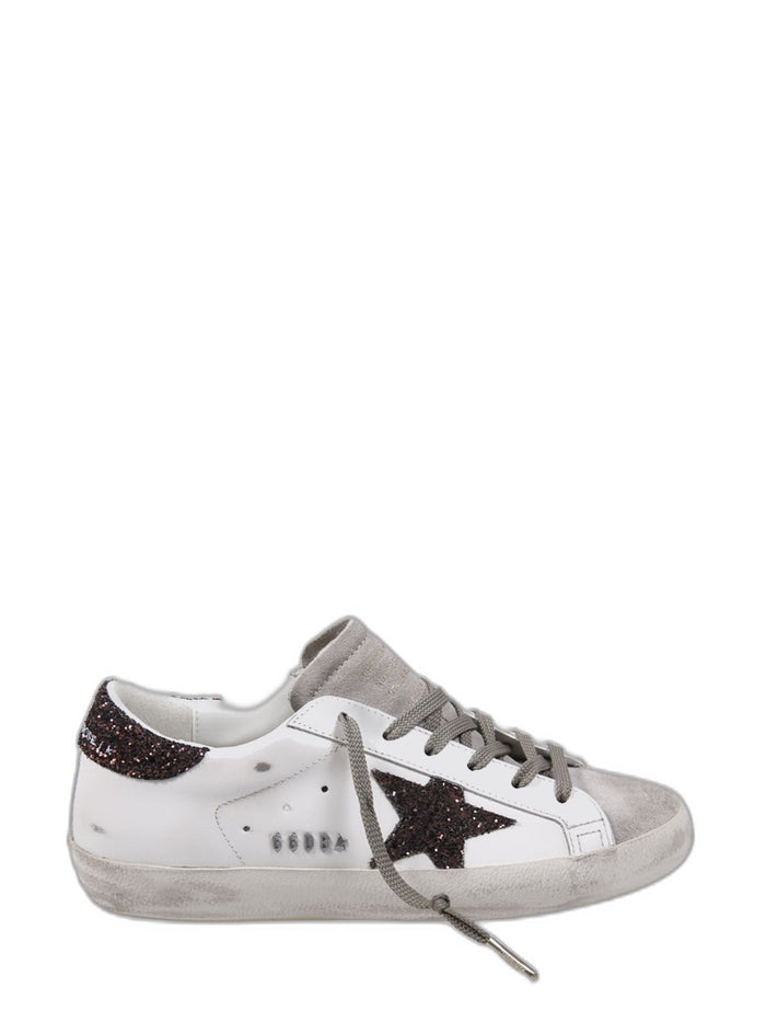Golden Goose Super Star Leather Upper Suede Toe