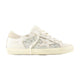 Golden Goose White Cow Leather Polyethylene Terephthalate Cotton Sneakers
