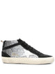 Golden Goose Mid Star Glitter Upper Suede Toe He