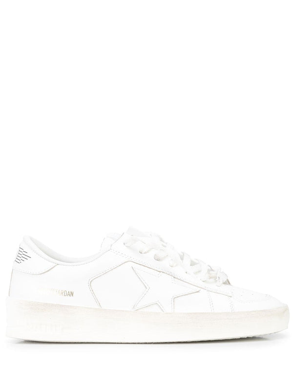 Golden Goose Optic White Flat Shoes