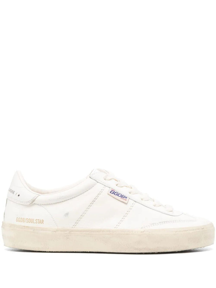 Golden Goose White Milk Leather Sneakers