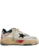 Golden Goose Forty2 Leather Sneakers With Star Patch
