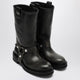 Golden Goose  Kurt Boots In Black Leather With Buckle