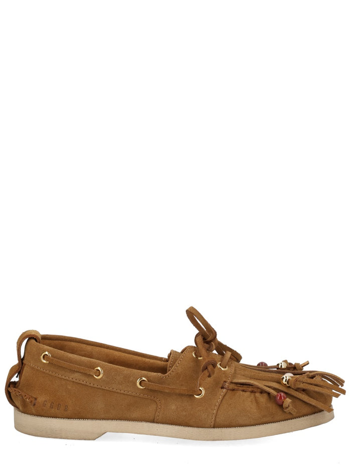 Golden Goose Cruise Suede Loafers With Tassel-Detail