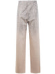 Golden Goose "Journey W`S" Pant Kim Cotton Denim Full Sky Wash With Crystall Degrade`
