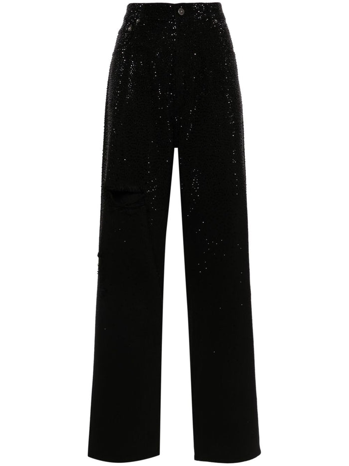 Golden Goose Black Cotton Trousers