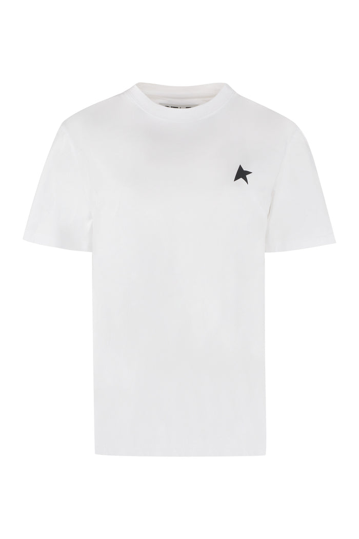 Golden Goose Logo Print Cotton T Shirt