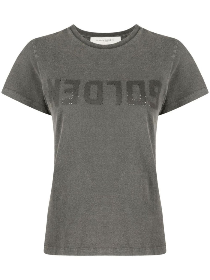 Golden Goose Cotton Logo Crewneck Tee