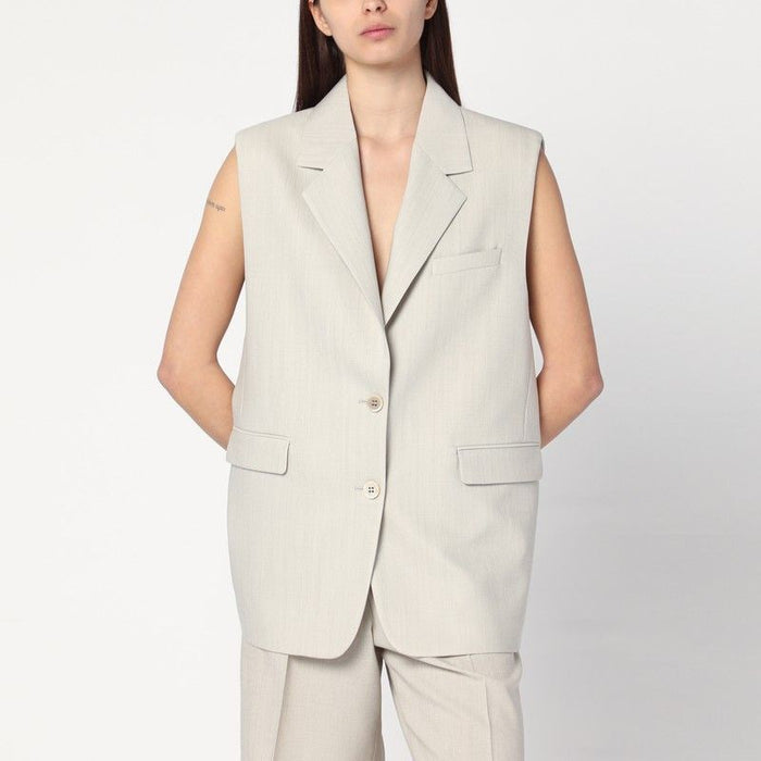 Golden Goose  Single-Breasted Vest In Wool Blend