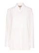 Golden Goose White Over Shirt With Frontal Buttons