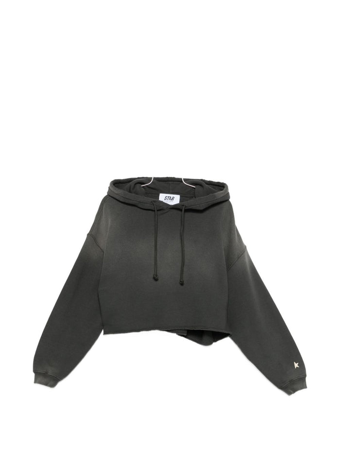 Golden Goose Cropped Hooded Sweatshirt