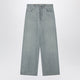 Miu Miu Light Blue Jeans With Logo On The Back