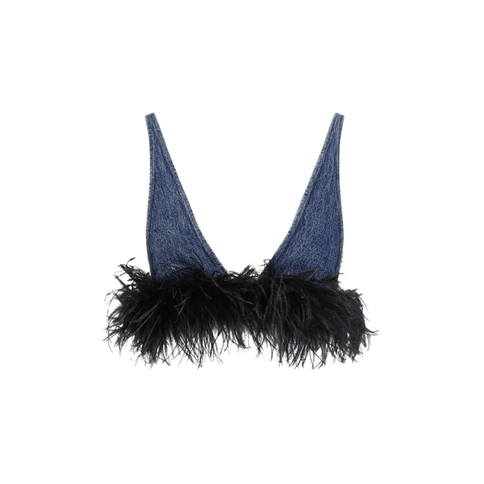 Miu Miu Denim Crop Top