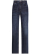 Dolce & Gabbana Blue Oversized Cotton Jeans