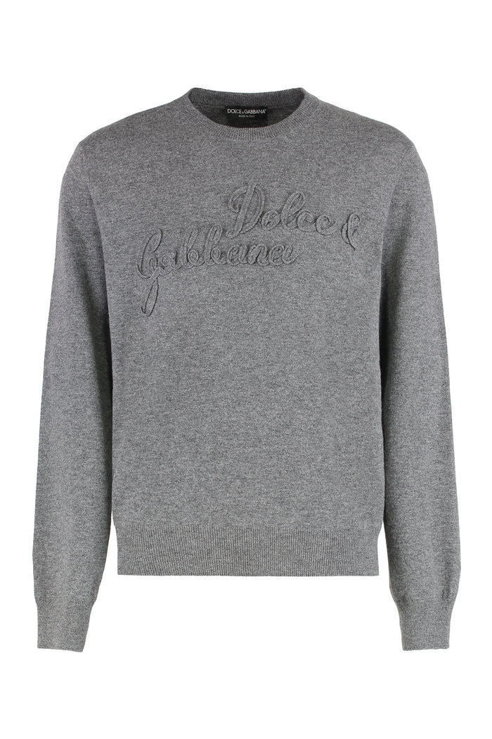 Dolce & Gabbana Virgin Wool Crew-Neck Sweater