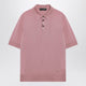 Dolce & Gabbana Pink Silk Polo Shirt
