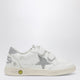 Golden Goose Ball Star Sneakers In White/Crystal