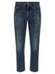 Dolce & Gabbana Logo Embroidery Jeans