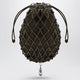 Savette Macramé Pouch In Brown Calf Leather