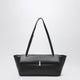 Savette Symmetry Trapeze Bag In Black Leather