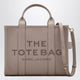 Marc Jacobs The Medium Tote Bag Cement In Leather