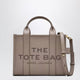 Marc Jacobs The Small Tote Bag Cement In Leather