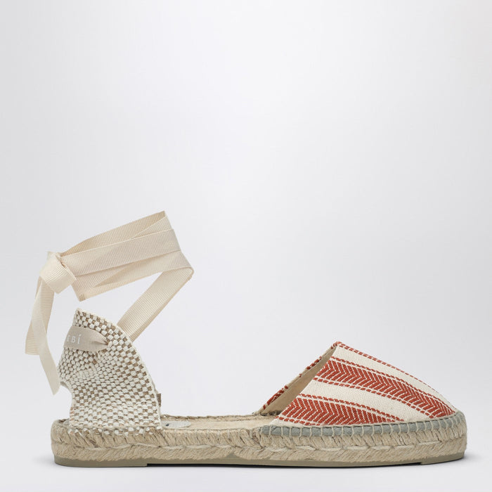 Manebí Low Espadrilles Ivory/Terracotta