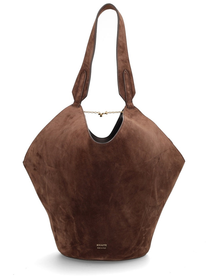 Khaite Brown Calfskin Handbag