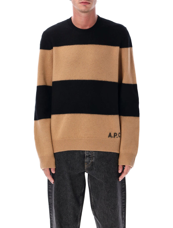 A.p.c. A.p.c. Edwardo Striped Wool Jumper