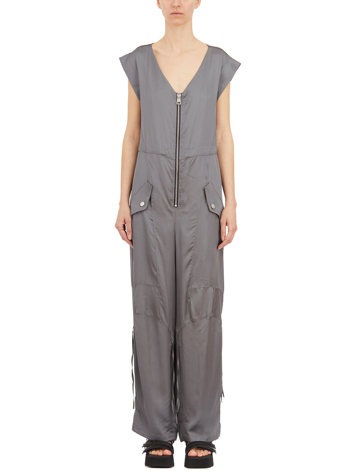 Andrea Ya'aqov Jumpsuit In Viscosa