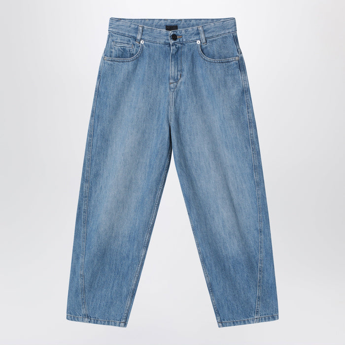 Givenchy Blue Jeans With Logo Embroidery