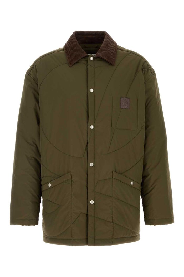 Loewe Army Green Polyester Jacket