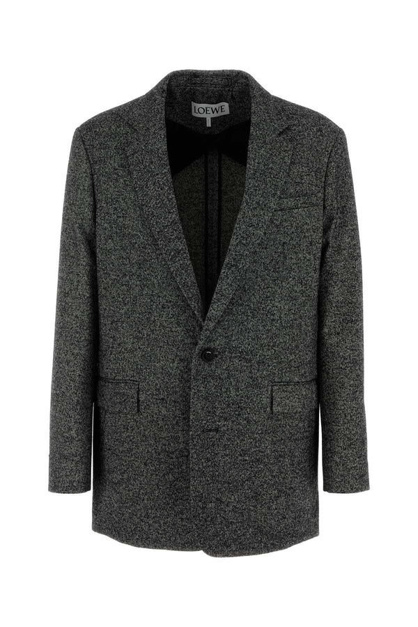 Loewe Two-Tone Wool Blend Blazer
