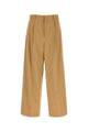 Loewe Camel Cotton Wide-Leg Pant
