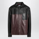 Loewe  Black/Burgundy Leather Overshirt
