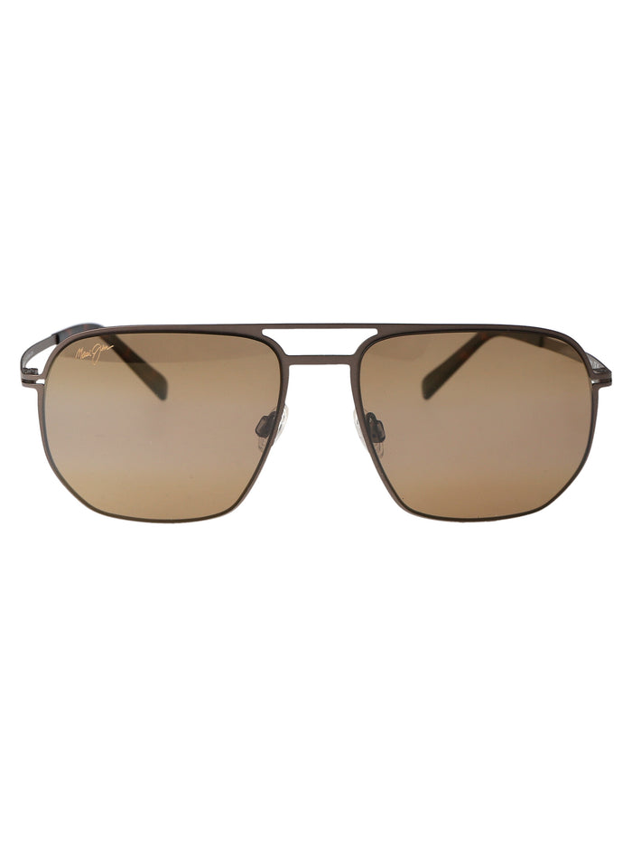 Maui Jim Satin Sepia Metal Sunglasses