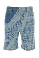 Loewe Printed Denim Bermuda Shorts