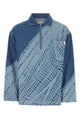 Loewe Printed Denim Polo Shirt