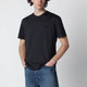 Zegna Navy Blue T-Shirt With Embroidered Logo