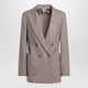Max Mara Double-Breasted Cashmere Jacket In Dove Color