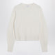 Max Mara  Ivory Sweater In Stretch Cashmere Knit