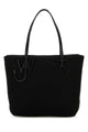 Jw Anderson Black Fabric Puffy Anchor Shopping Bag