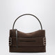 Jw Anderson Small Loafer Bag In Brown Suede Leather