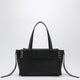 Jw Anderson Elongated Loafer Cabas Bag In Black Leather