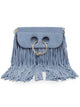 Jw Anderson Medium Pierce Suede Fringe Bag