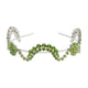 Simone Rocha Scalloped Sepal Headband -  - Crystal - Green